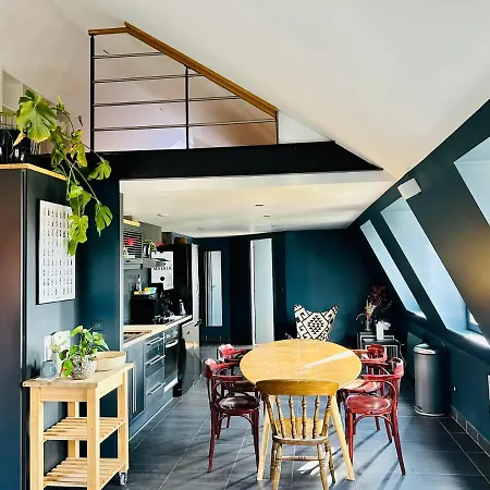 Loft Haut De Gamme - Sejour Vieux-lille Apartment *